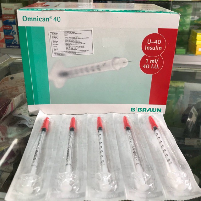 Bơm tiểu đường - thẩm mỹ omnican 40iu