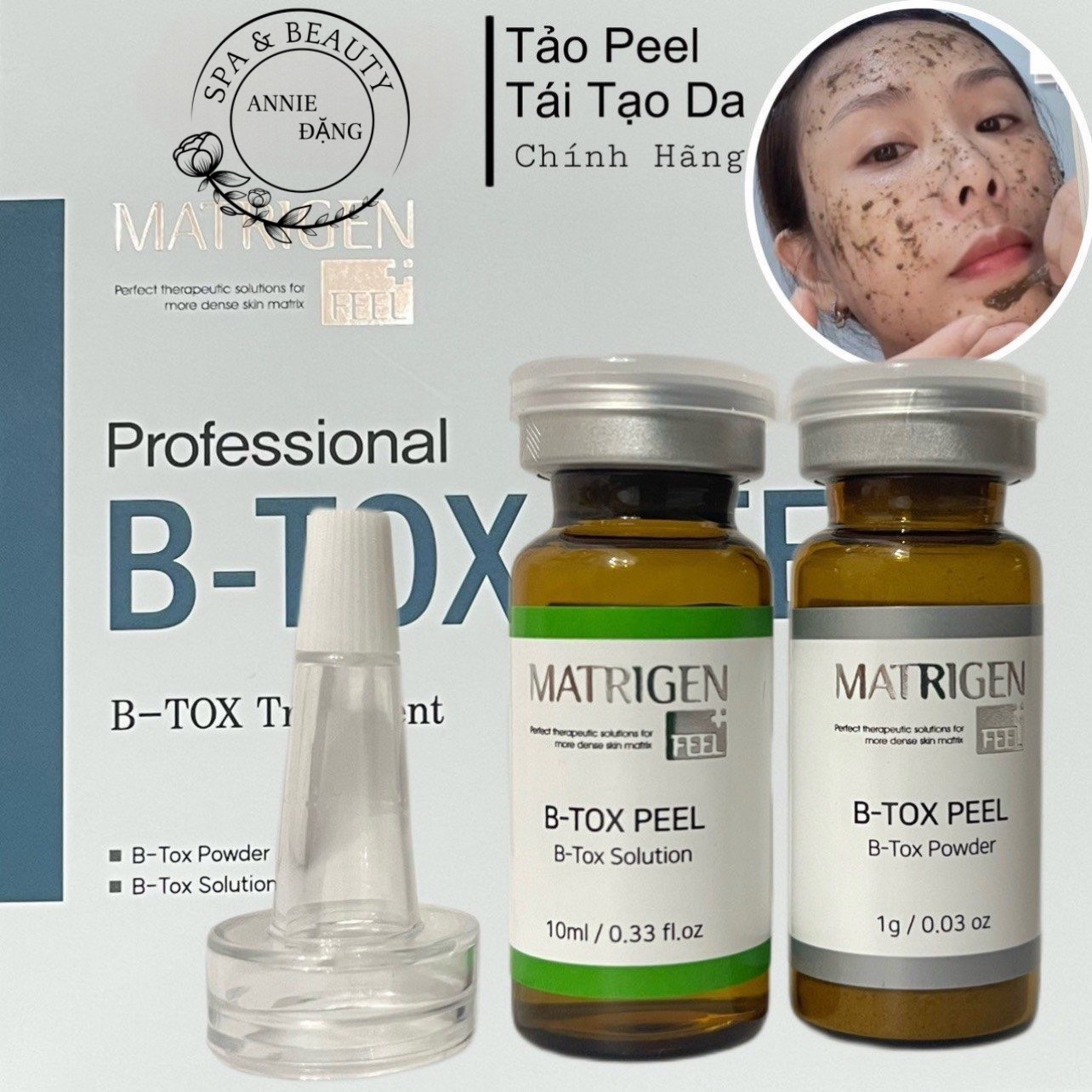 1 Cặp Tảo B-Tox 2 Màu Peel Da Sinh Học