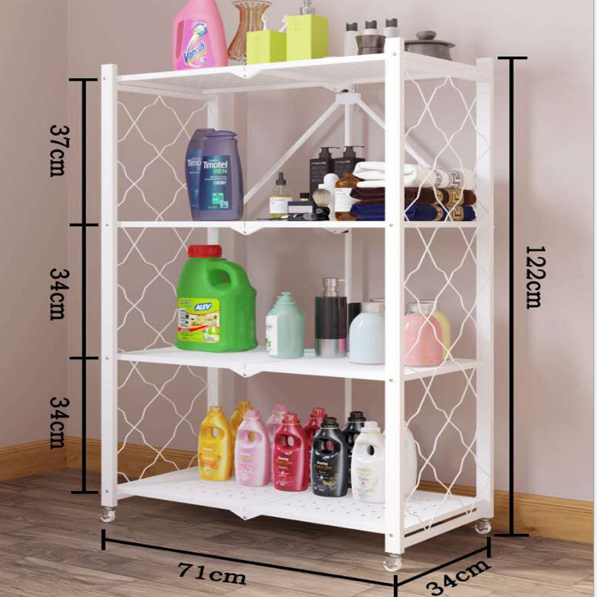 Kệ Lò Vi Sóng 4 Tầng Gấp Gọn Đa Năng TI0421