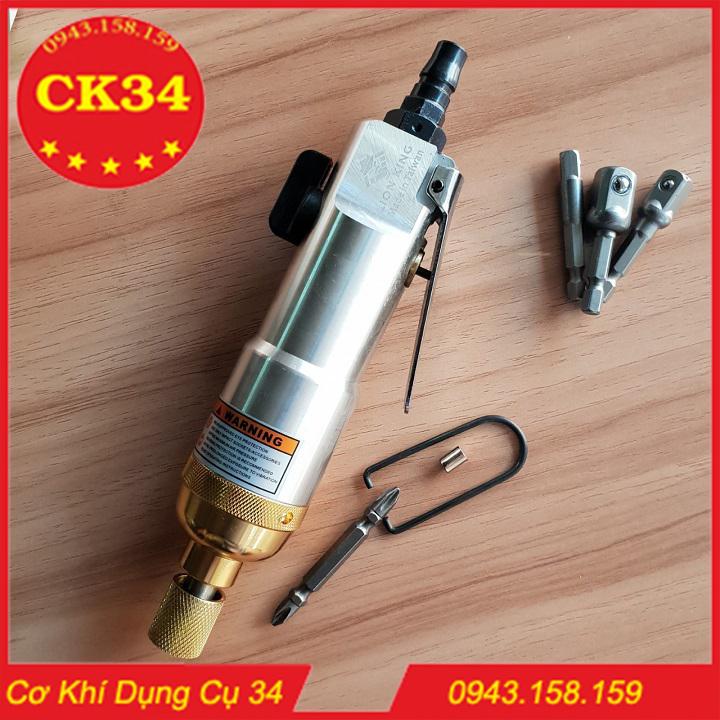 Súng hơi bắn vít , máy vặn vít Đài Loan Tặng bộ 3 đầu chuyển vặn khẩu