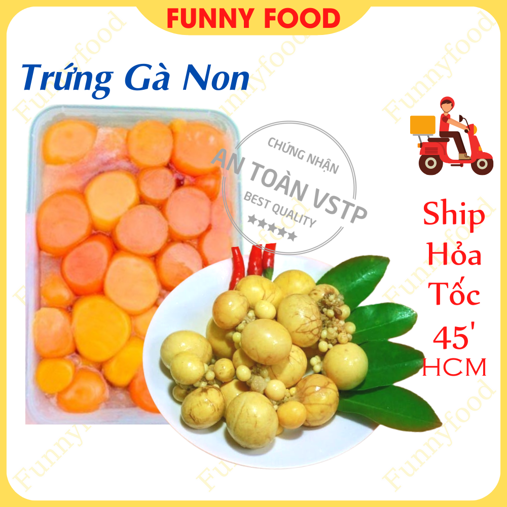 Trứng gà non 500g – trứng gà tươi sạch – – funnyfood