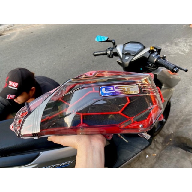 Lọc gió panther chính hãng-ab 125 vario-đỏ