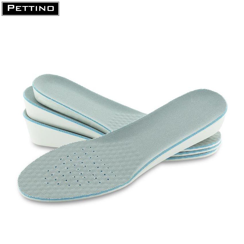 [VOUCHER 30K - MUA 2 GIẢM 5%] 01 cặp Lót giày nam, lót giày nữ, lót tăng chiều cao, SIÊU THOÁNG KHÍ đến 1.5cm, 2.5cm, 3.5cm dùng được cho nhiều loại giày PETTINO-LLTX02