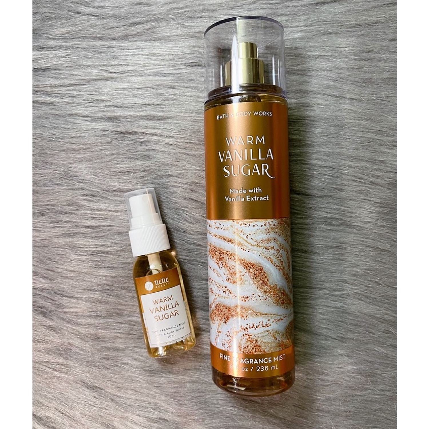 Xịt thơm Body Mist Warm Vanilla Sugar - Bath & Body Works 30ml [Bill Mỹ]