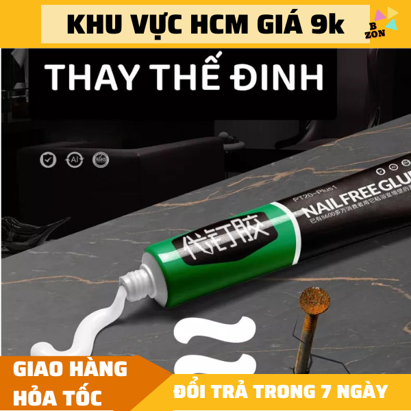 Keo Dán Đa Năng Siêu Dính 60gr - Dán Chắc Như Đóng Đinh - Chuyên Dùng Dán Các Đồ Vật Thay Thế Đinh Vít - Chất Lượng Nhật Bản