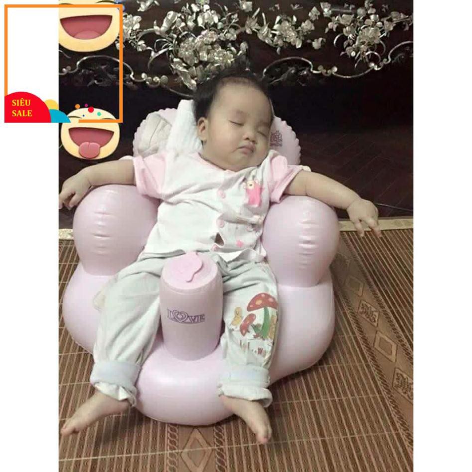 ghế hơi tập ngồi cho bé có đỡ cổ