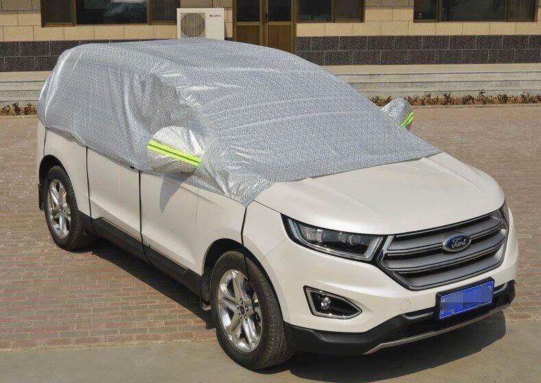 Bạt che nửa ô tô 5D tráng bạc chống nắng, cách nhiệt bảo vệ hiệu quả ( 5 chỗ - 7 chỗ)