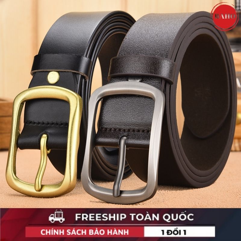 Thắt lưng nam dây nịt nam dây da khóa lỗ cao cấp cho nam