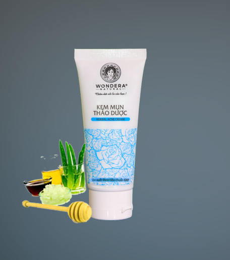 Kem mụn thảo dược wondera 30g