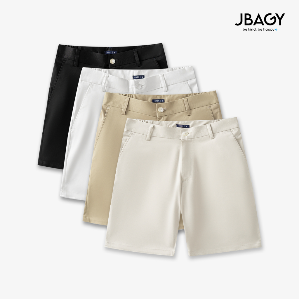  Quần short nam JBAGY vải kaki xuất xịn co giãn 2 chiều - JN2401 