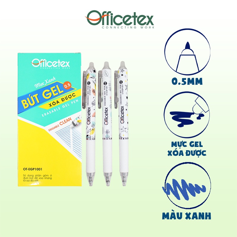 Bút gel officetex xoá được ot-egp1001