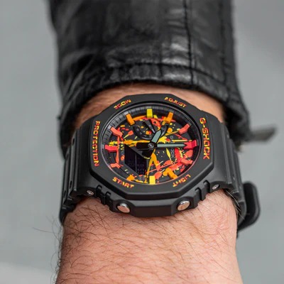 Đồng hồ nam g-shock casioak - đồng hồ gshock thể thao chống nước chống va đập chạy full kim , auto light , đồng hồ casio chính hãng dual time thiết kế tinh tế ,năng động mạnh mẽ