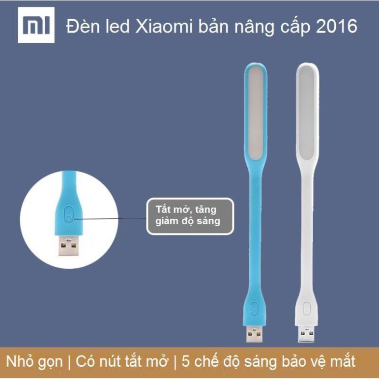 Đèn led usb xiaomi bản nâng cấp 2016 có nút bấm.