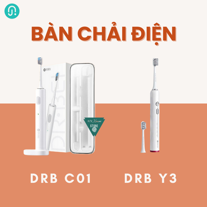 Bàn chải điện xiaomi drbei sonic betc01 - bàn chải đánh răng xiaomi drb y3