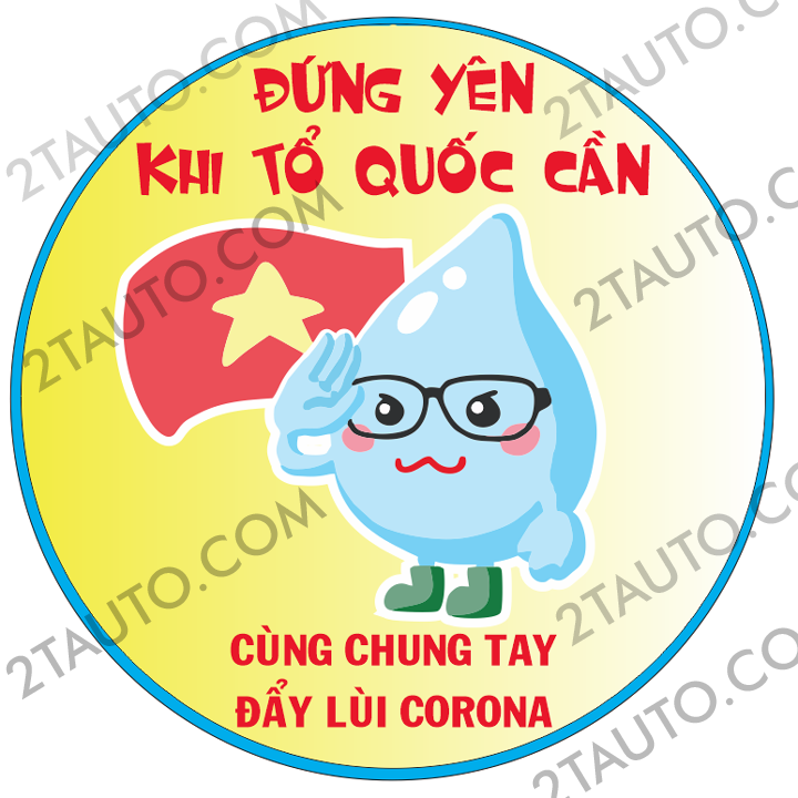 Logo chung tay đẩy lùi dịch bệnh virus virut CORONA