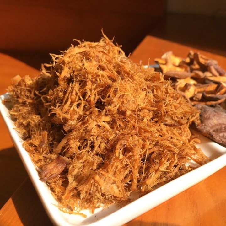 Ruốc nấm hương rừng ăn chay, ăn kiêng, keto siêu ngon gói ăn thử 100gr