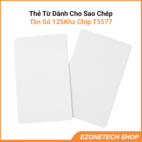 Thẻ Từ RFID Tần Số 125Khz Chip T5577 Ghi Đọc Nhiều Lần