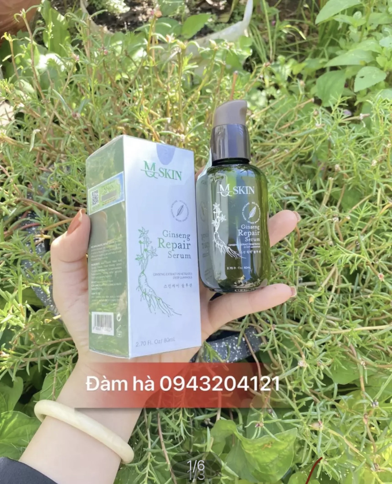 Thay Da Nhân Sâm Mq Skin- Tái Tạo da mq skin