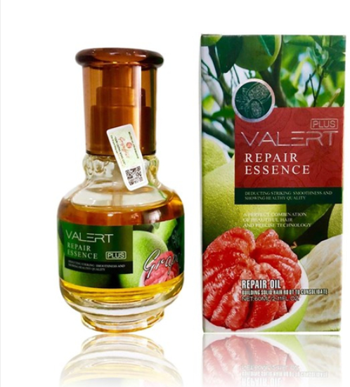 Tinh dầu bưởi GRAPEFRUIT VALERT cải thiện tình trạng rụng tóc phục hồi tóc hư tổn 60ML