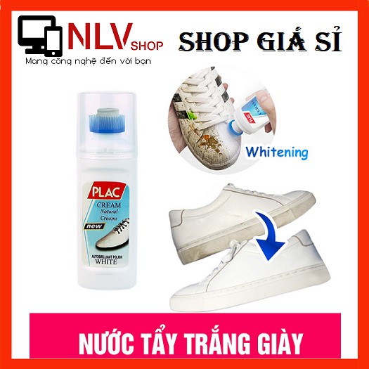 [HCM]NLVSHOP - Chai Tẩy Trắng Giày Đa Năng Có Đầu Chùi - Nước Lau Giày