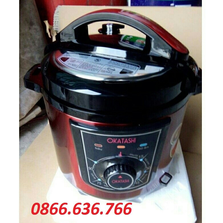 Nồi áp suất đa năng công suất 1000w okatashi 6l lắp rời