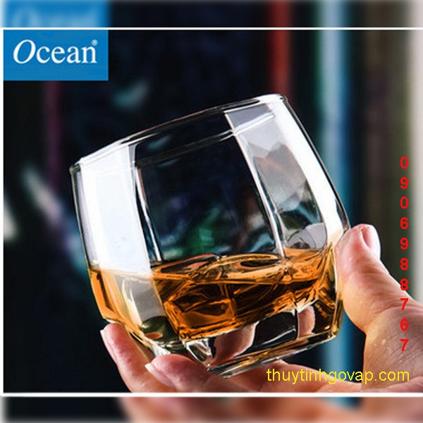 Bộ 6 cốc ly thủy tinh đẹp ocean thái lan charisma rock 340ml b17112