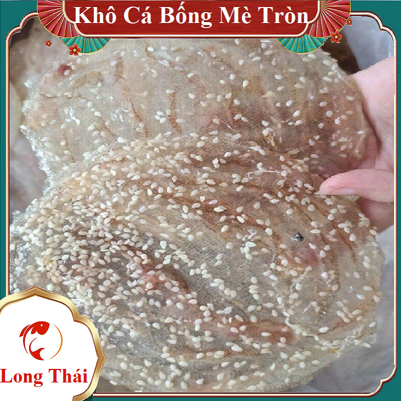 Khô Cá Bống Mè Ép Loại Cao Cấp Ngon Thượng Hạng - Long Thái khô cá bóng mè cá bóng ép mè cá bóng ép