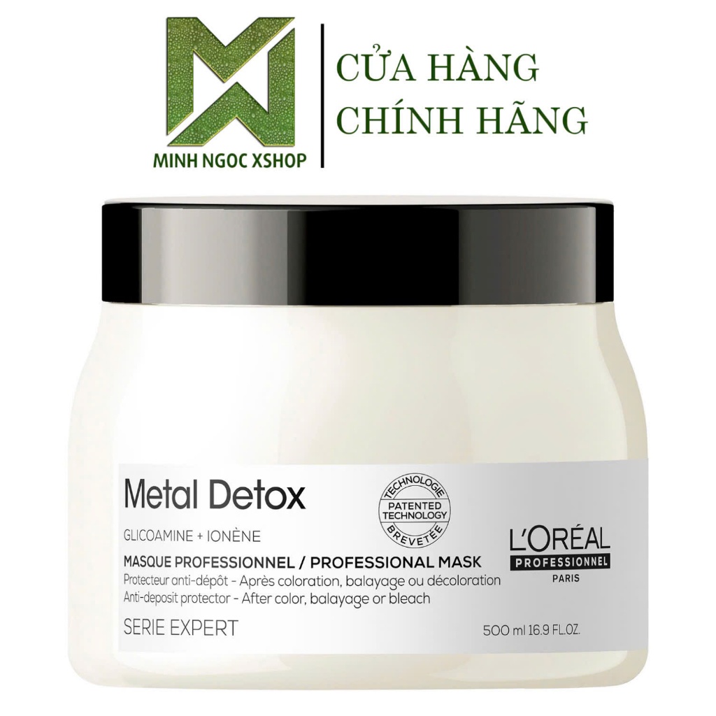 Dầu hấp tóc giúp loại bỏ kim loại L'Oréal - Loreal Metal Detox 500ML