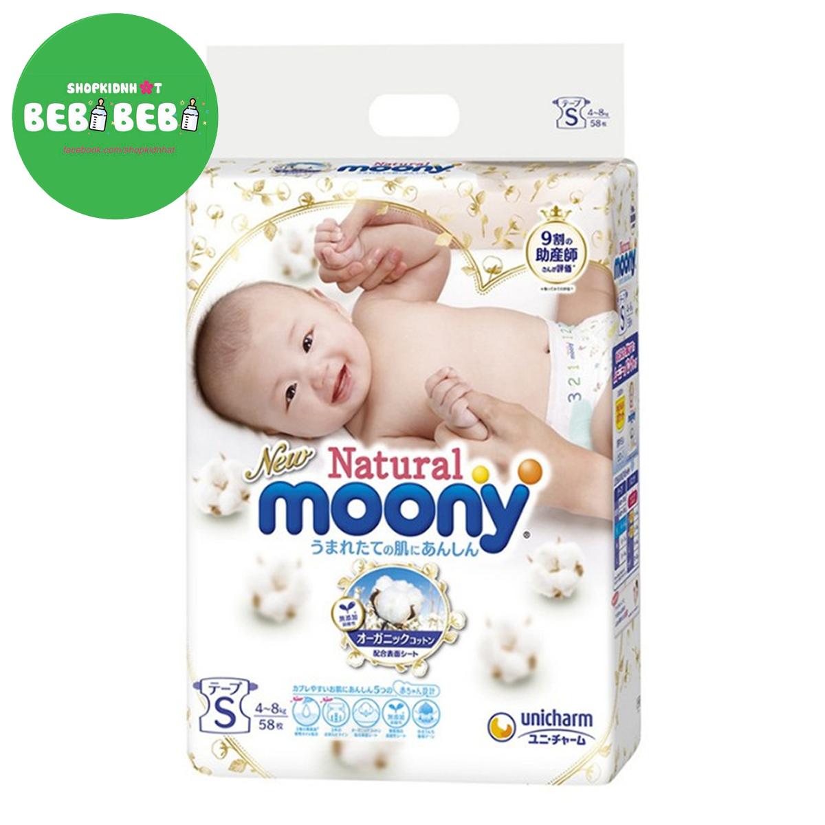 Tã/ bỉm dán/ quần moony natural nhật bản