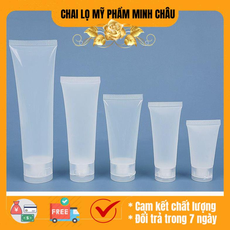Tuýp nhựa (tube) chiết mỹ phẩm 20g/30g/50g/70g/100g/150g/250g/ chai lọ hủ chiết mỹ phẩm