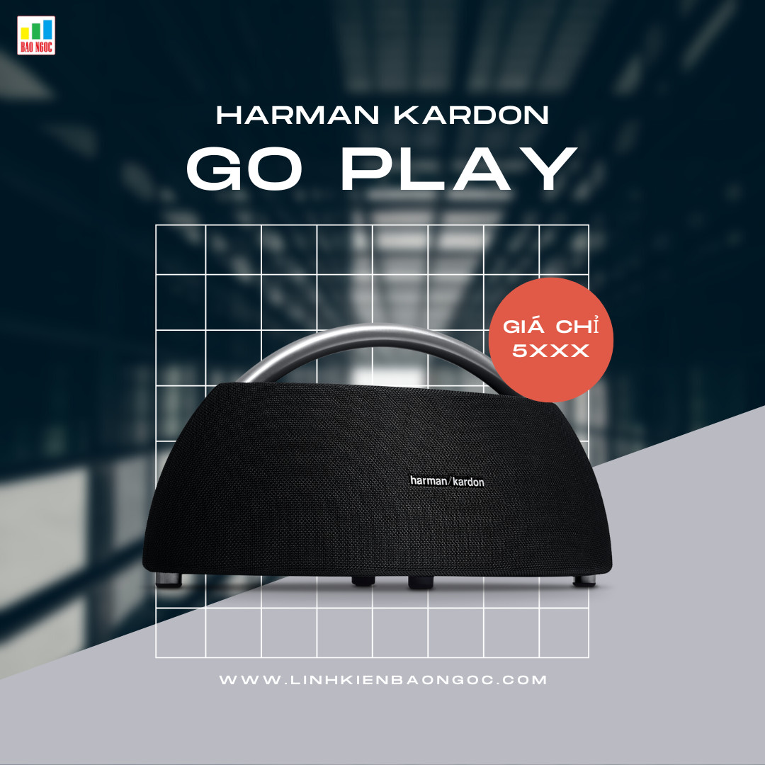 Loa bluetooth di động Harman Kardon Go Play - Màu đen