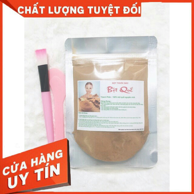 Bột Quế đắp mặt dưỡng da mờ mụn và nếp nhăn giảm lão hóa