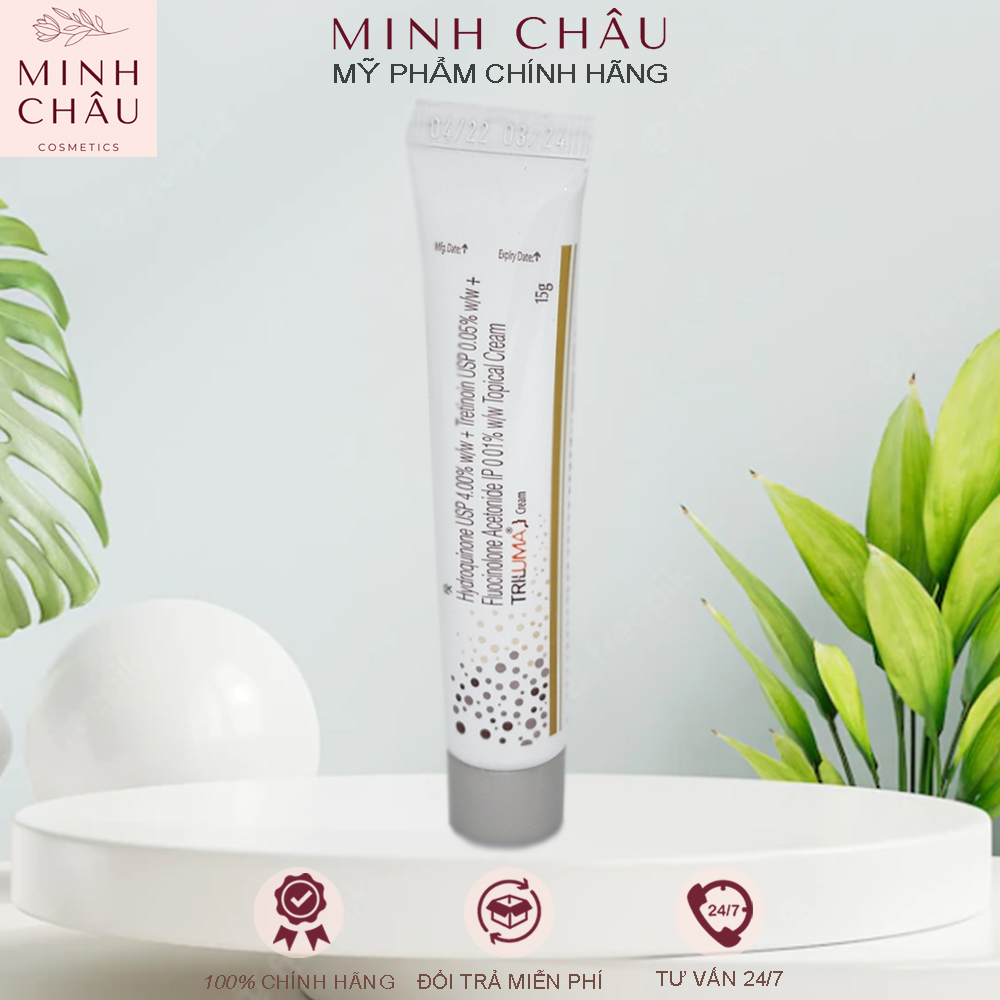 KEM TRÍLUMA TRẮNG DA LOẠI BỎ MỤN, THÂM NÁM 15g.