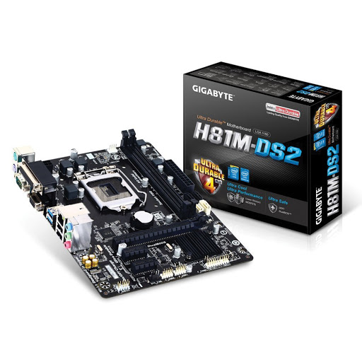 [ VI TÍNH VINH GAMING ] - MAIN H81 CŨ - GIGABYTE H81M-DS2 - HÀNG CŨ BẢO HÀNH 1 THÁNG