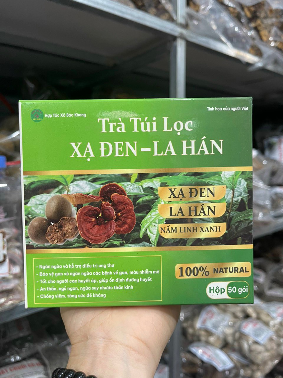 Trà thảo dược xạ đen, la hán túi lọc tiện lợi - đặc sản 27