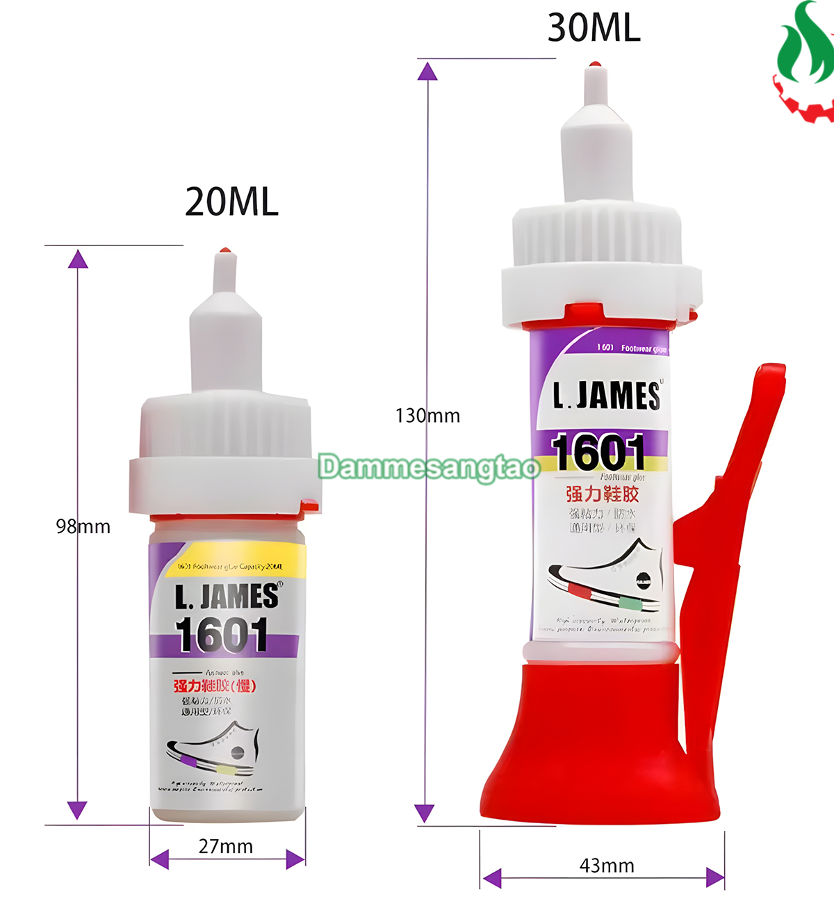 Kéo dán giày trong suốt siêu dính chống thấm nước 30ML 1601