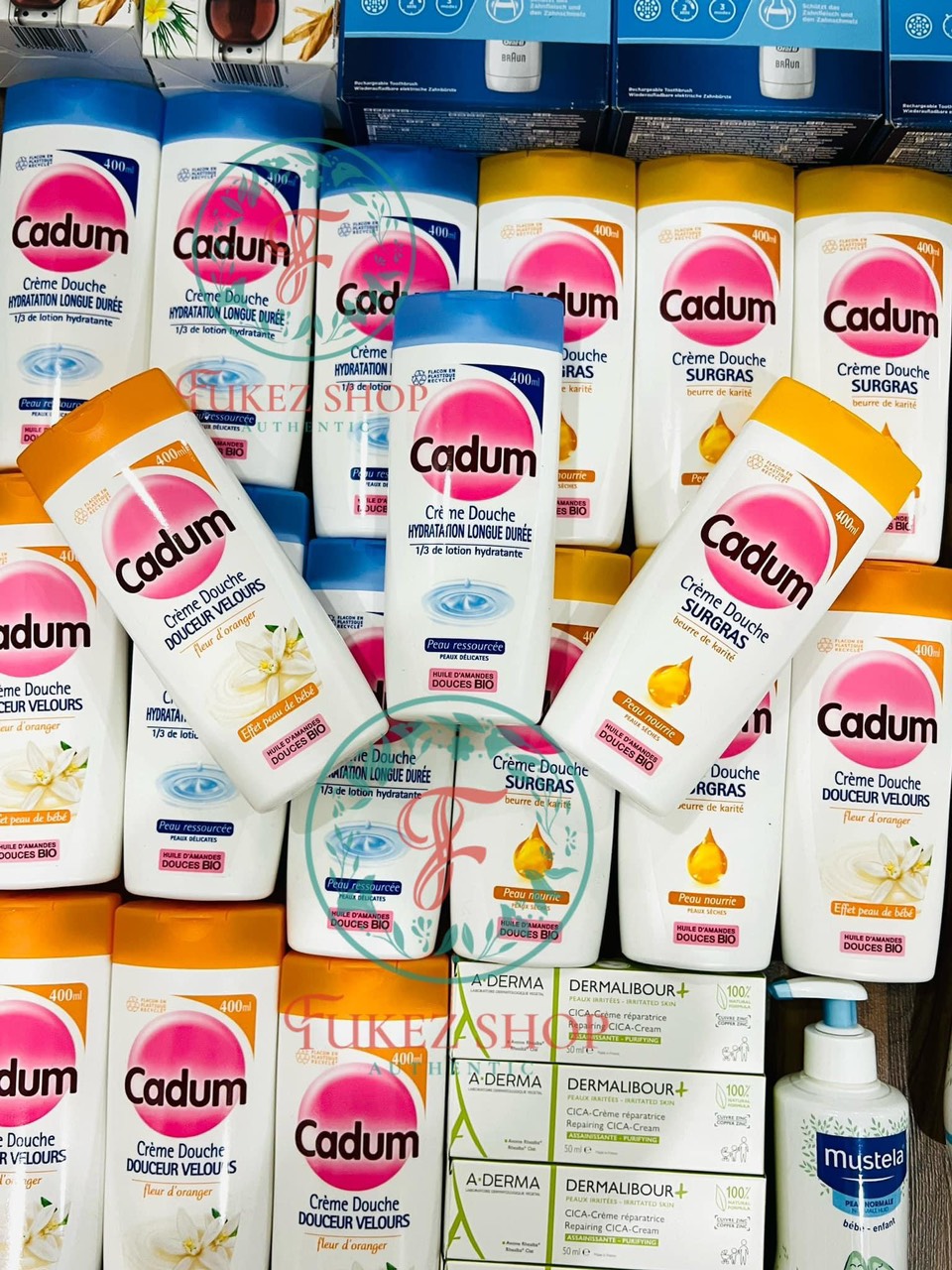 Sữa tắm giàu dưỡng thể và lưu hương thơm lâu Cadum Pháp 400ML