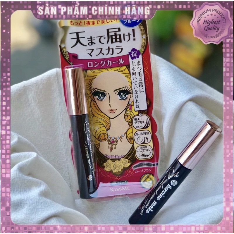 Mascara Kiss Me nội địa Nhật chống nước dài mi cong mi - Chuốt mi mascara Kiss Me không lem 1