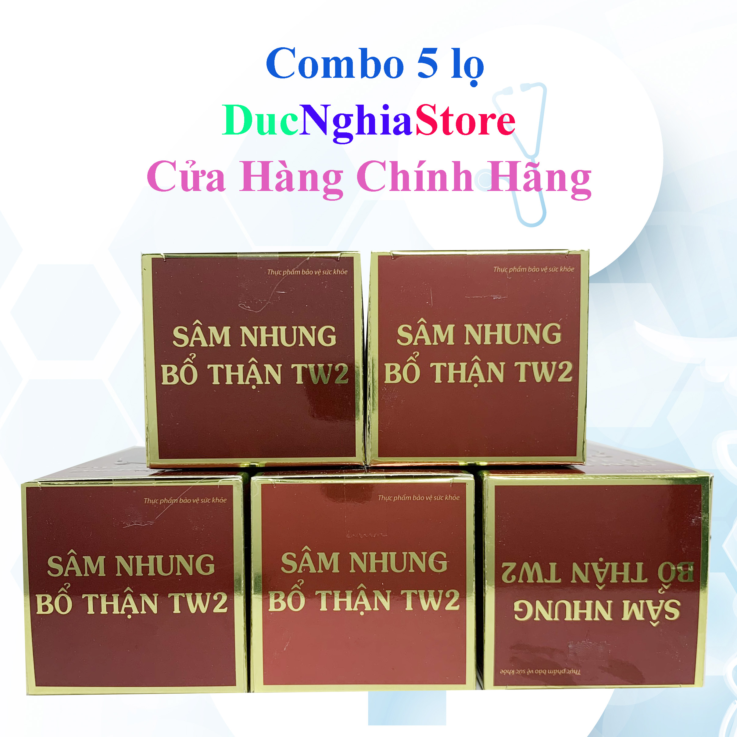 Combo 5 lọ - viên bổ thận sâm nhung bổ thận tw2 bổ thận , tráng dương, mạnh gân cốt -lọ 30 viên