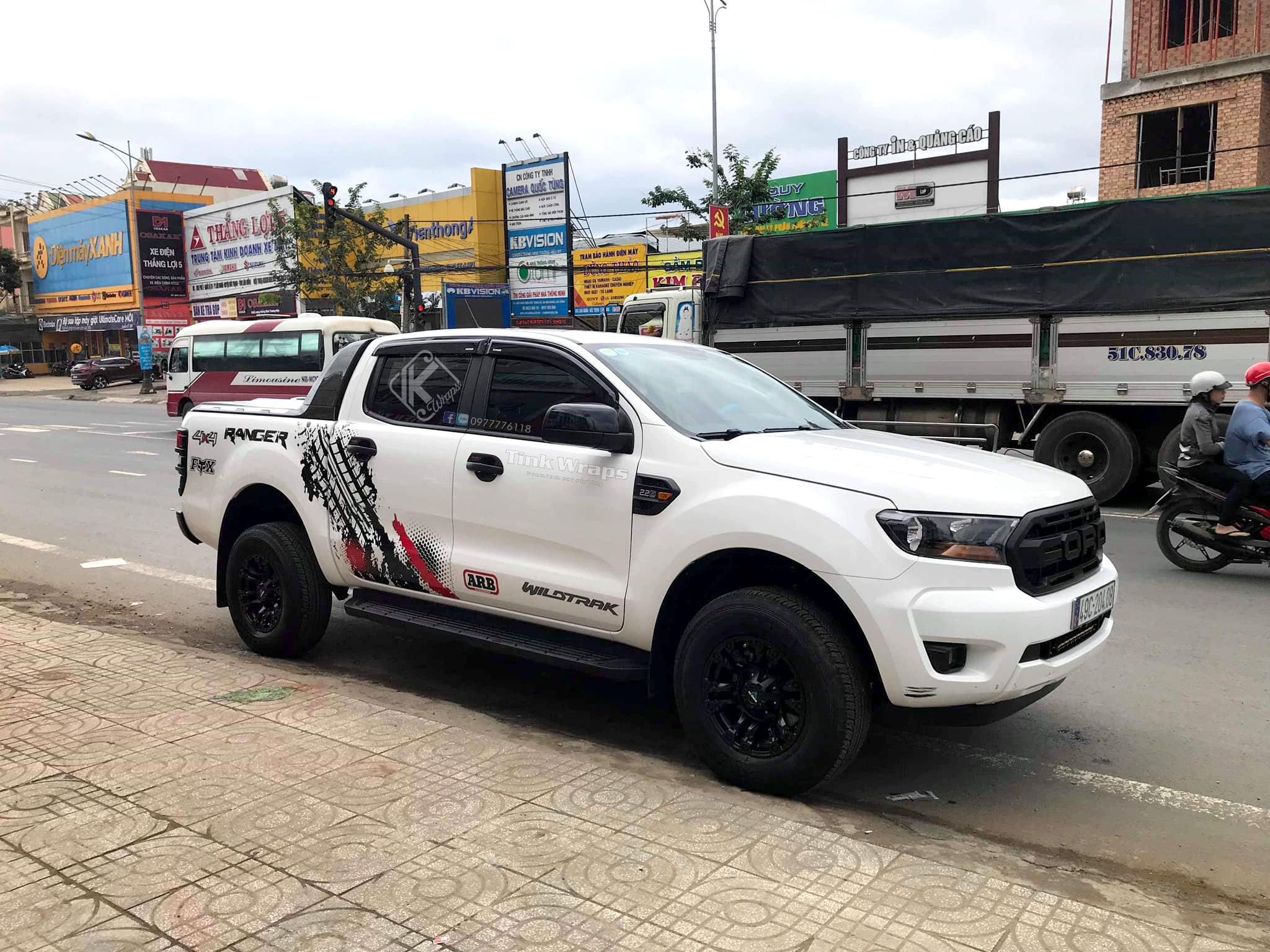 Decal dán Ranger - Tem xe Ranger Tire đơn giản MS2201