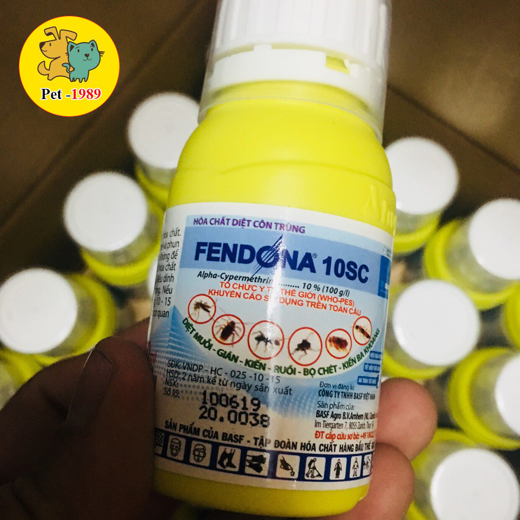 Fendona 10SC diệt muỗi và côn trùng 50ml Pet-1989