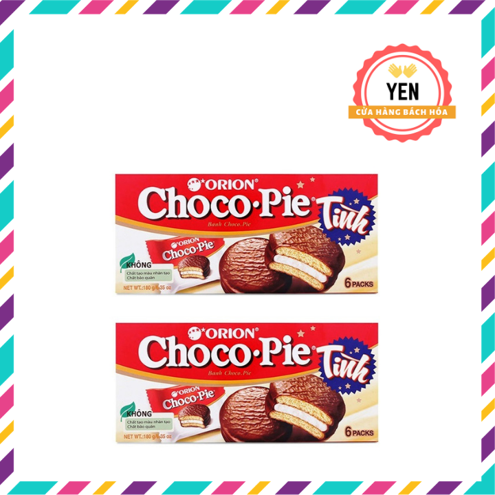 [HCM]Combo 02 hộp - Bánh Chocopie tên tuổi lừng danh nhìn đã phát thèm loại 180g