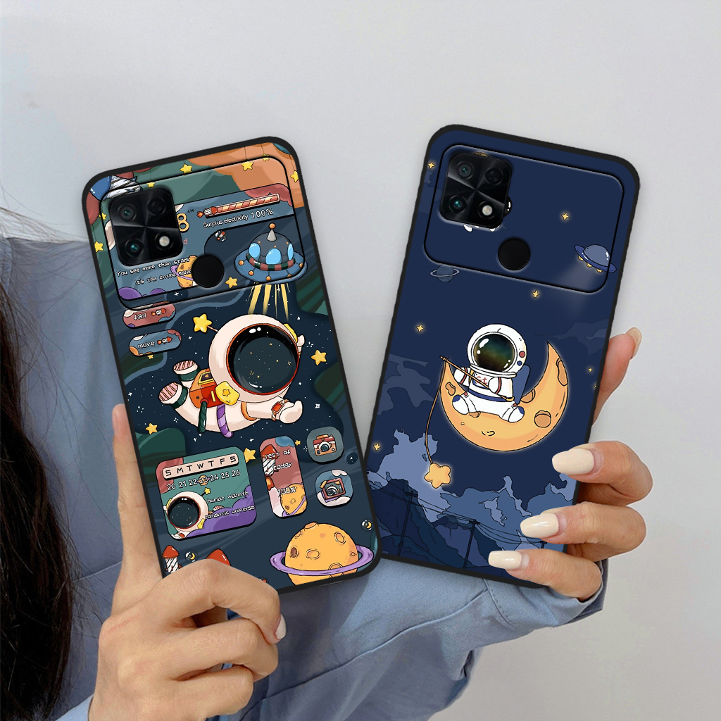 Ốp lưng Xiaomi Poco C40, ốp điện thoại xiaomi hình vũ trụ, gấu đáng yêu