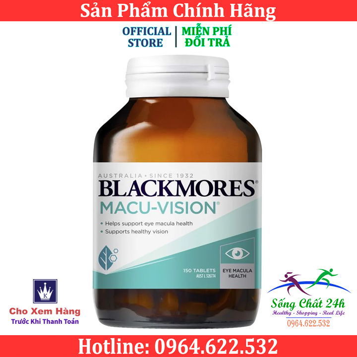 Viên Uống Bổ Mắt Blackmores Macu Vision Của Úc