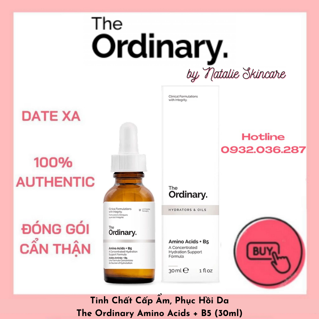 Tinh chất cấp ẩm, phục hồi da - the ordinary amino acids + b5