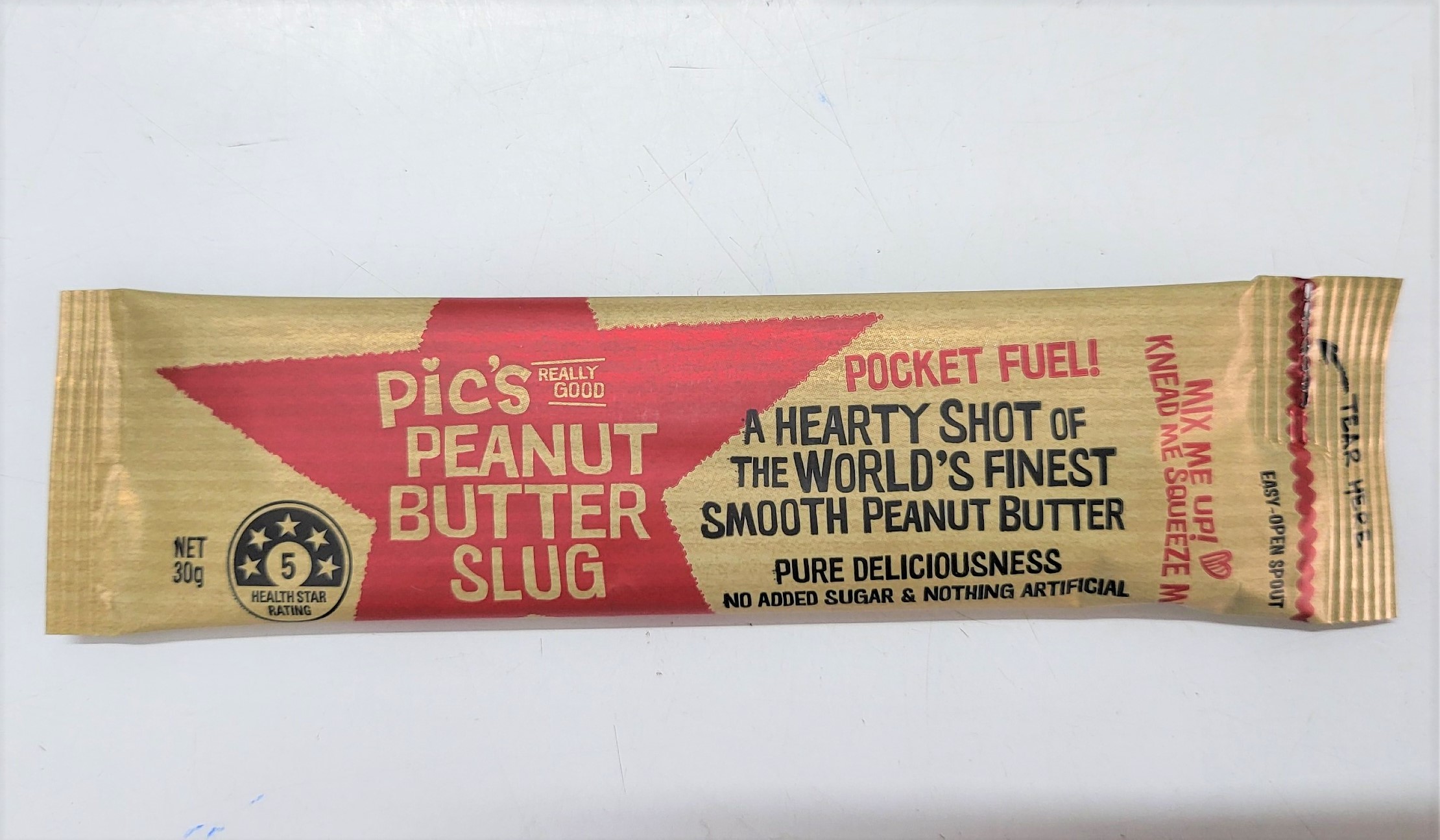 [Gói nhỏ 30g] BƠ ĐẬU PHỘNG MỊN [New Zealand] PIC’S Peanut Butter Slug (nvt)