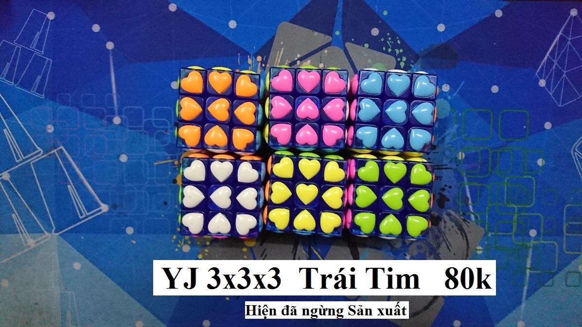 Rubik 3x3x3. YJ Trái Tim