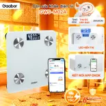 Cân điện tử thông minh Gaabor GWS-M02A cân sức khỏe kết nối bluetooth phân tích 20 chỉ số cơ thể lượng chất khoa học - App tiếng Việt OKOK - Bảo hành 1 đổi 1