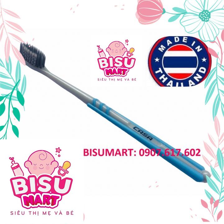 [HCM]Bàn chải đánh răng CASA THAILAND Than hoạt tính