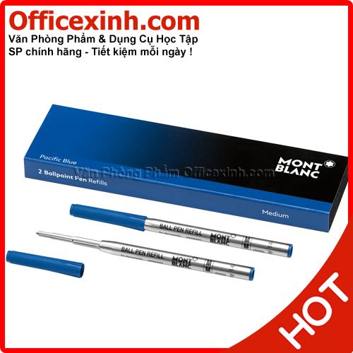 [Hộp 2 cây] Ruột bút Montblanc Ballpoint Medium Xanh